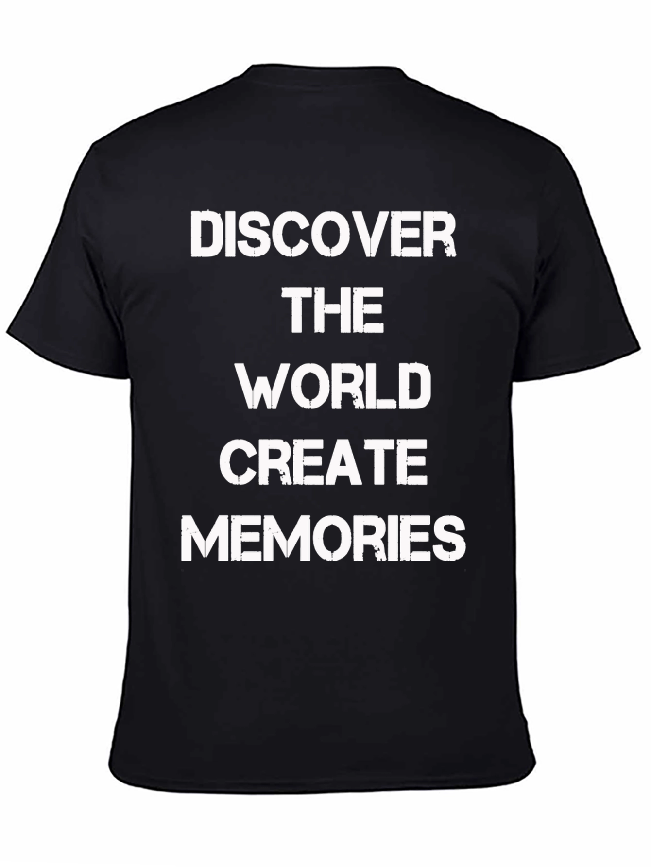 Black Discover the World Graphic Tee - Black view 4