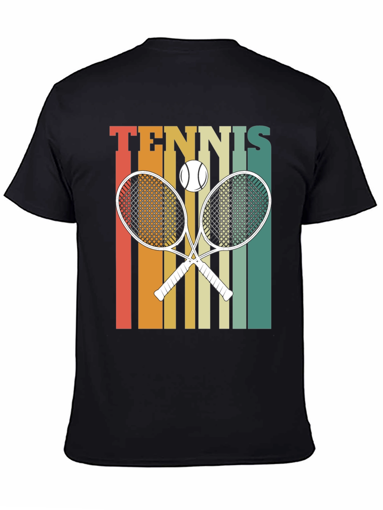 Retro Tennis Graphic T-Shirt - 4
