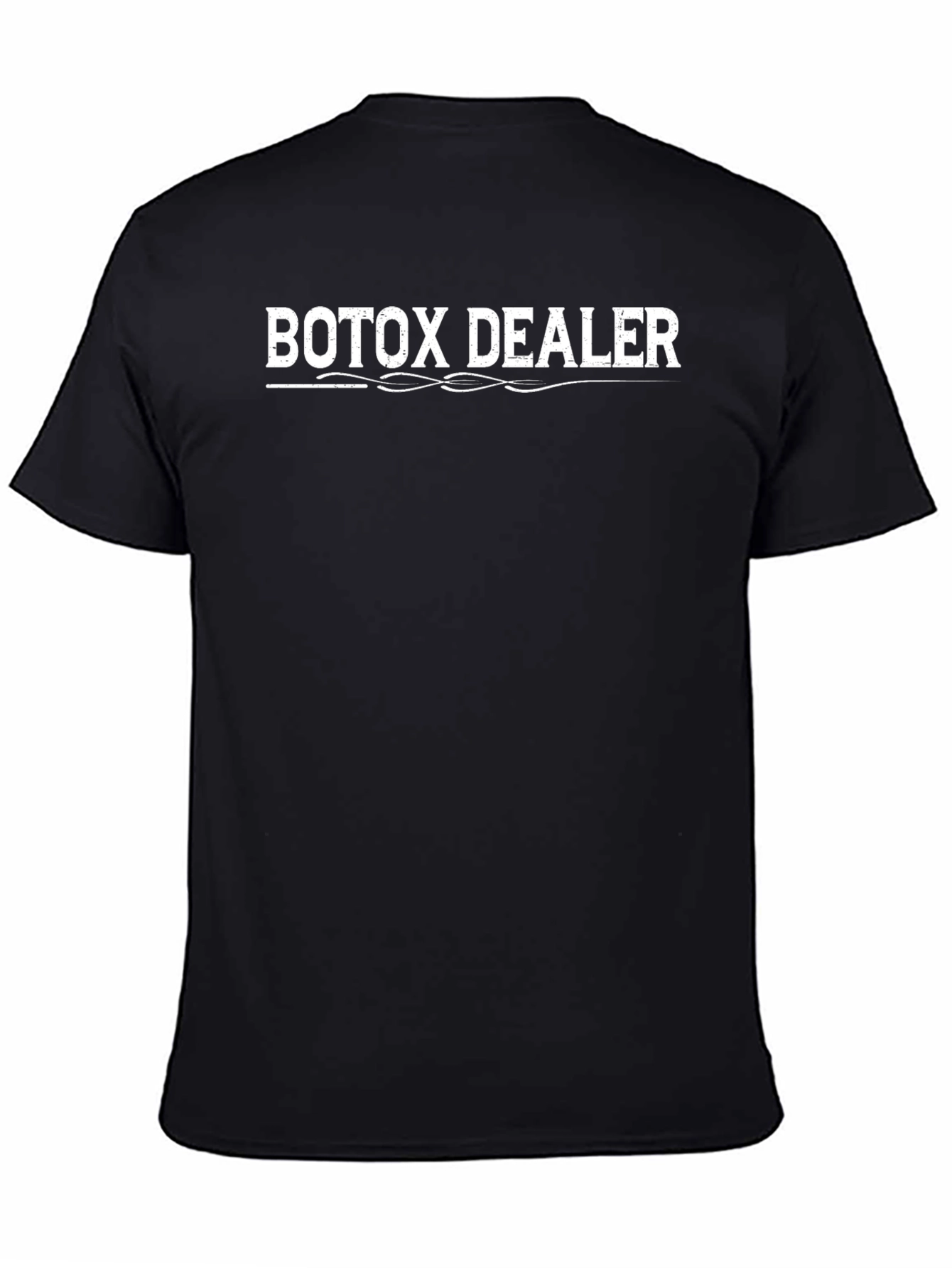 Black Botox Dealer Graphic Tee - Unisex Crew Neck T-Shirt view 4