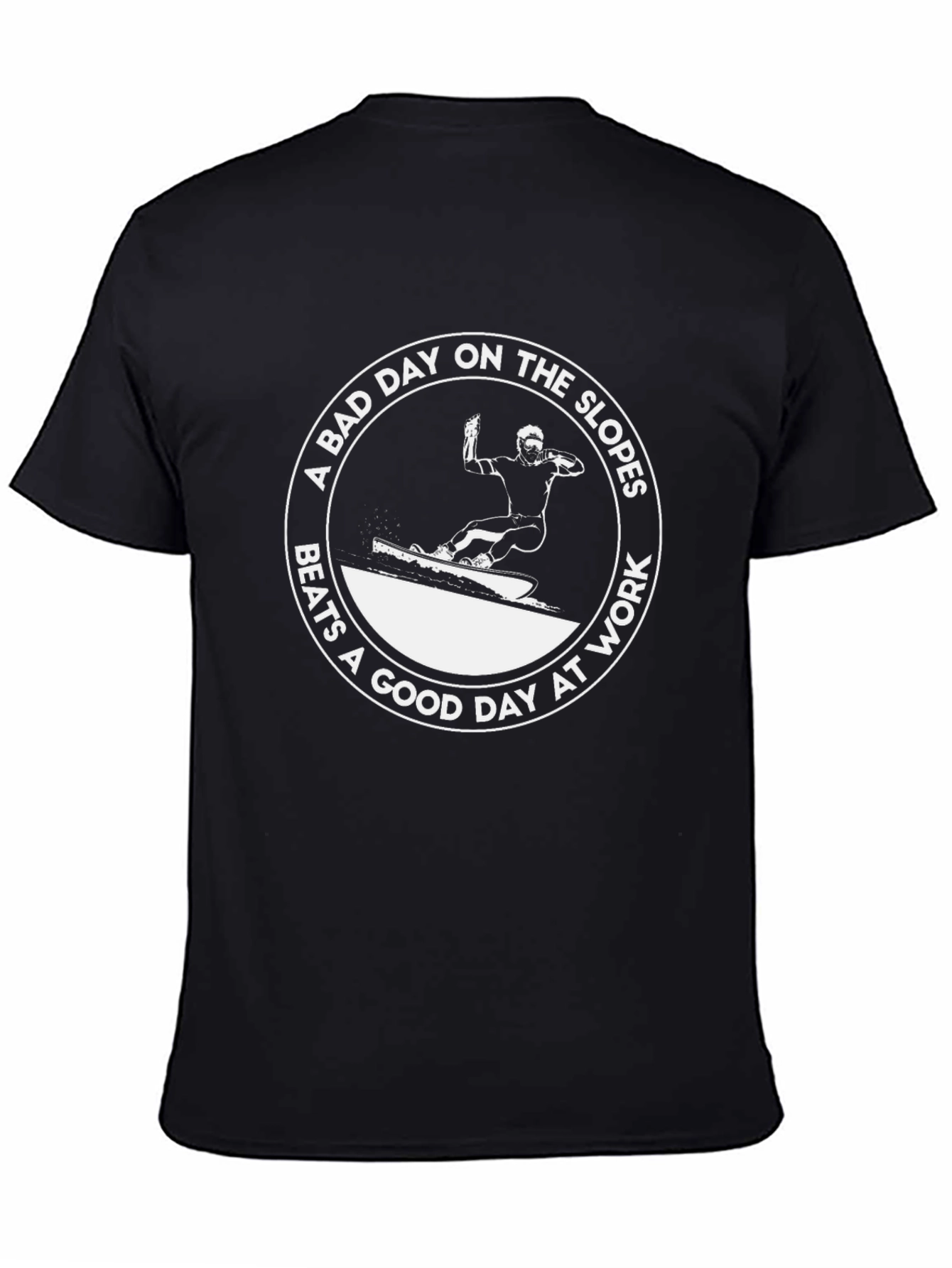 Bad Day Slopes Graphic Tee - Skiing T-Shirt - 4