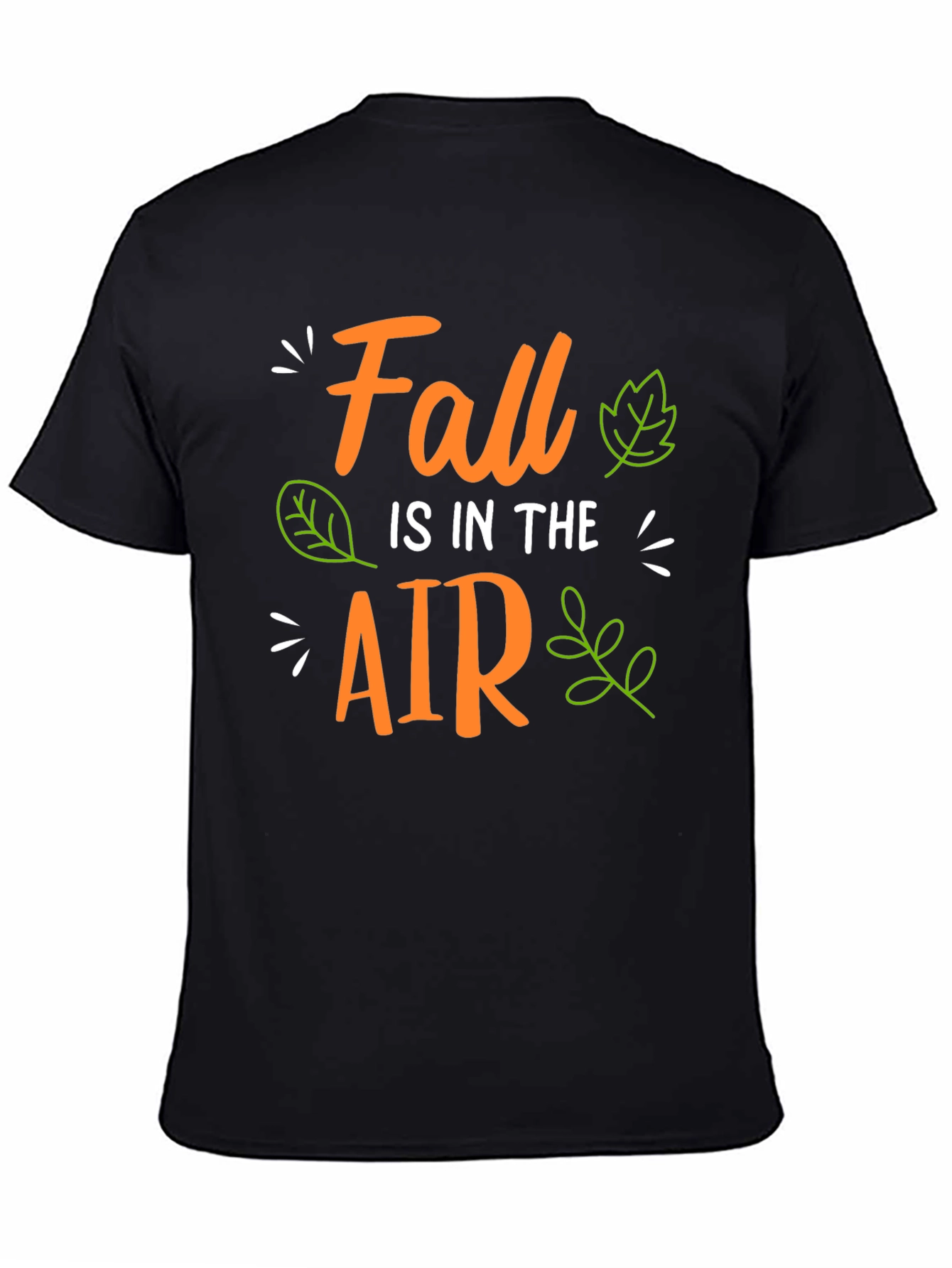 Black Fall Is In The Air Graphic Tee view 4