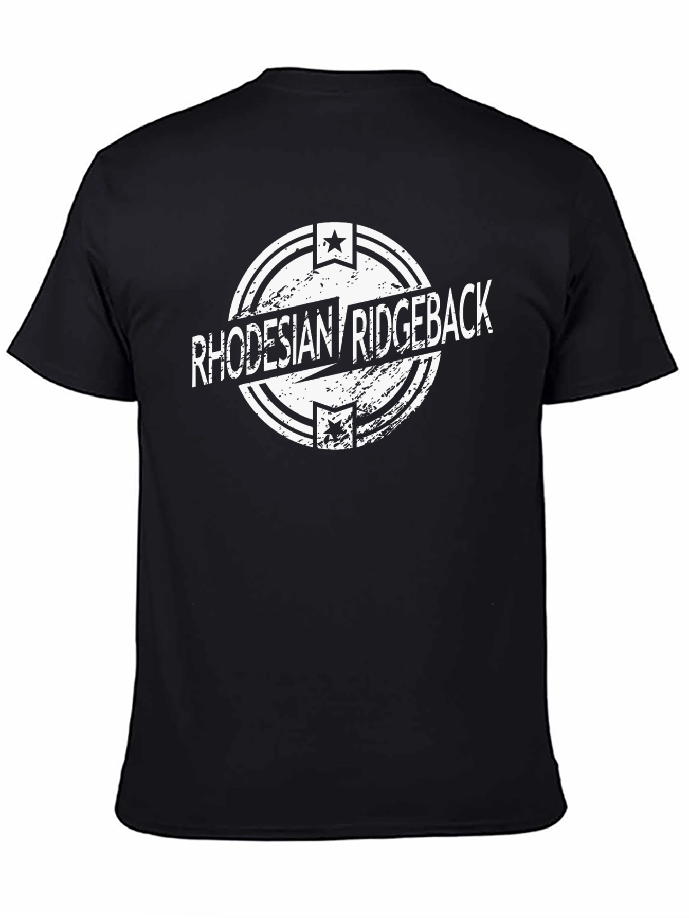 Black Rhodesian Ridgeback Black T-Shirt view 4