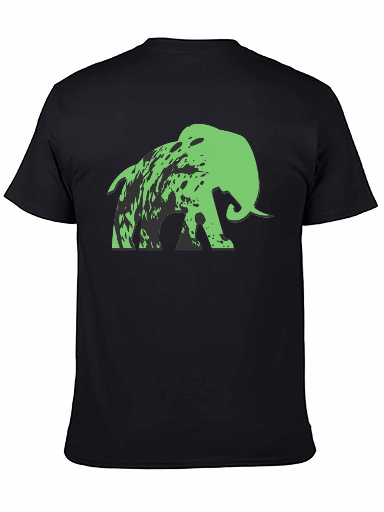 Black Mammoth Graphic Tee - Black Cotton Blend view 4