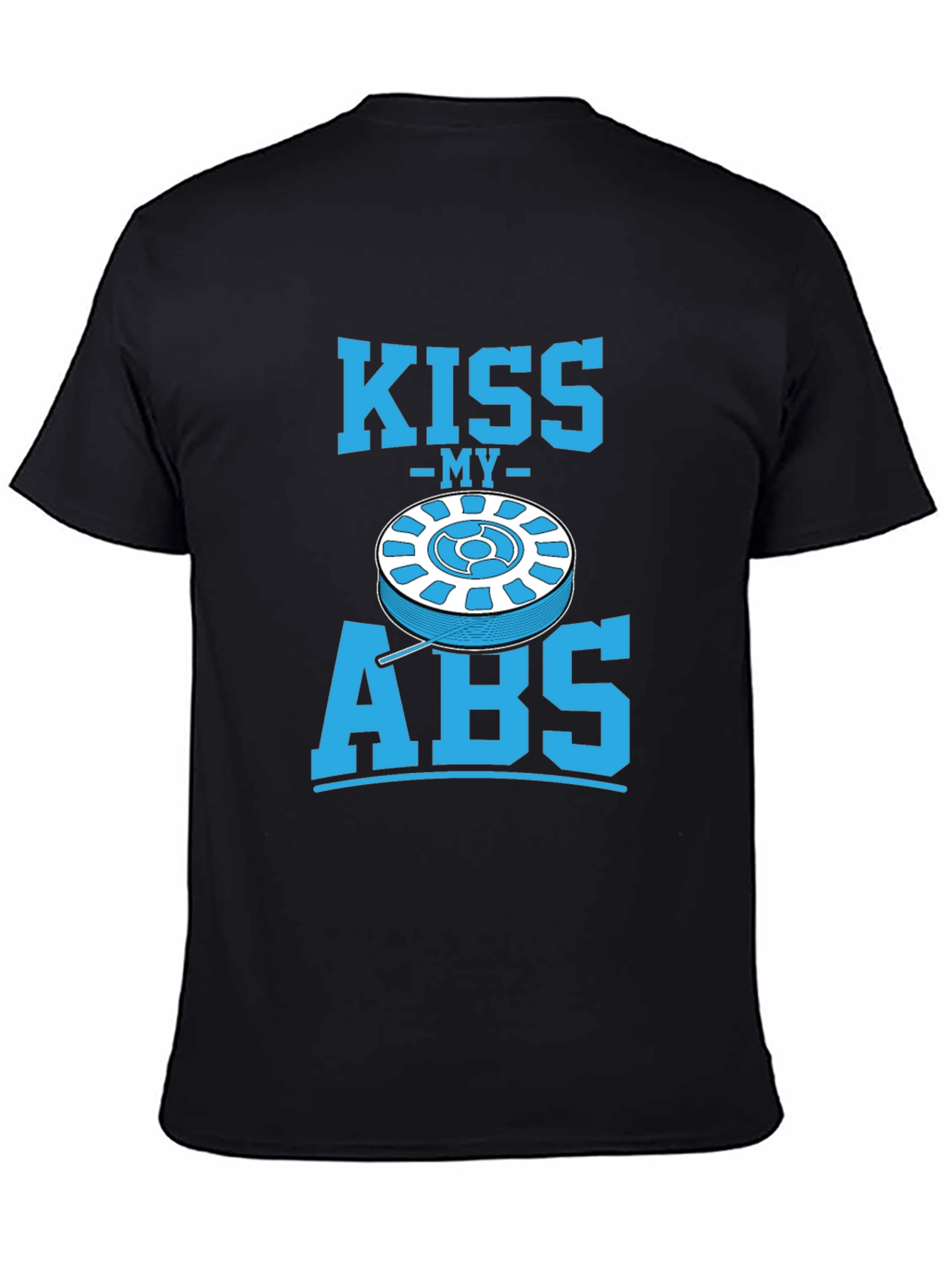 Black Kiss My ABS T-Shirt - Funny Automotive Mechanic Tee view 4