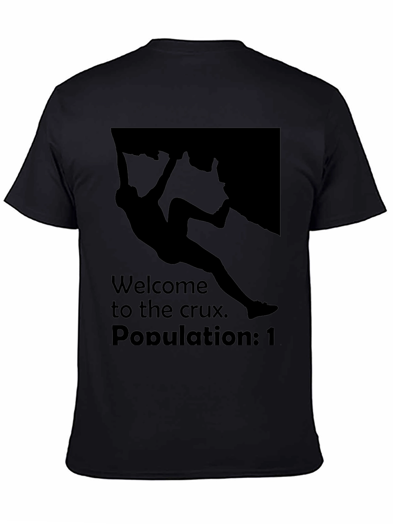 Black Rock Climbing T-Shirt - Welcome to the Crux view 4