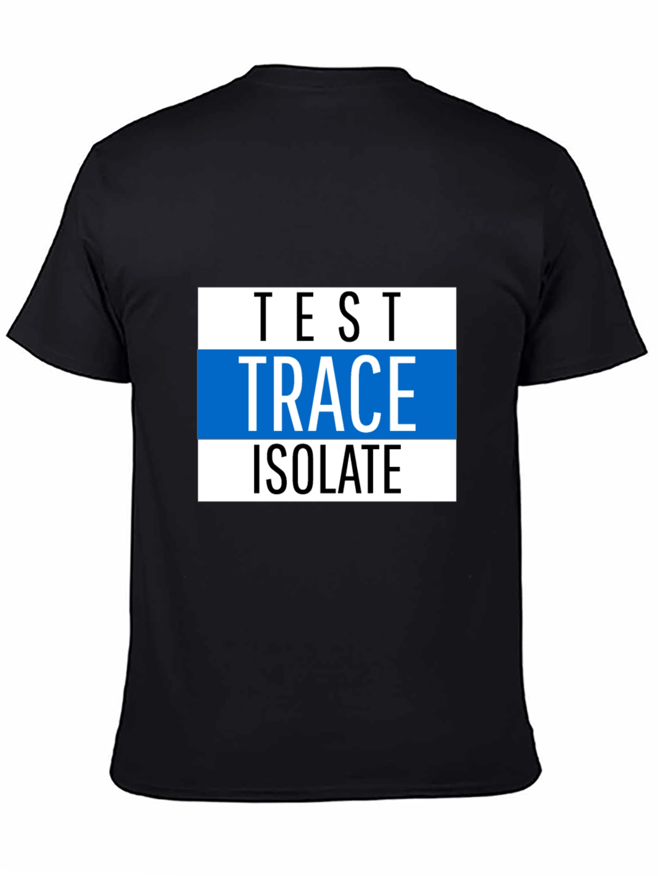 Black Test Trace Isolate Graphic Tee view 4