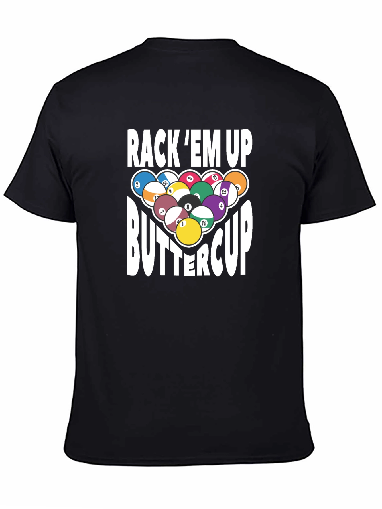 Rack 'Em Up Buttercup Billiards T-Shirt - 4