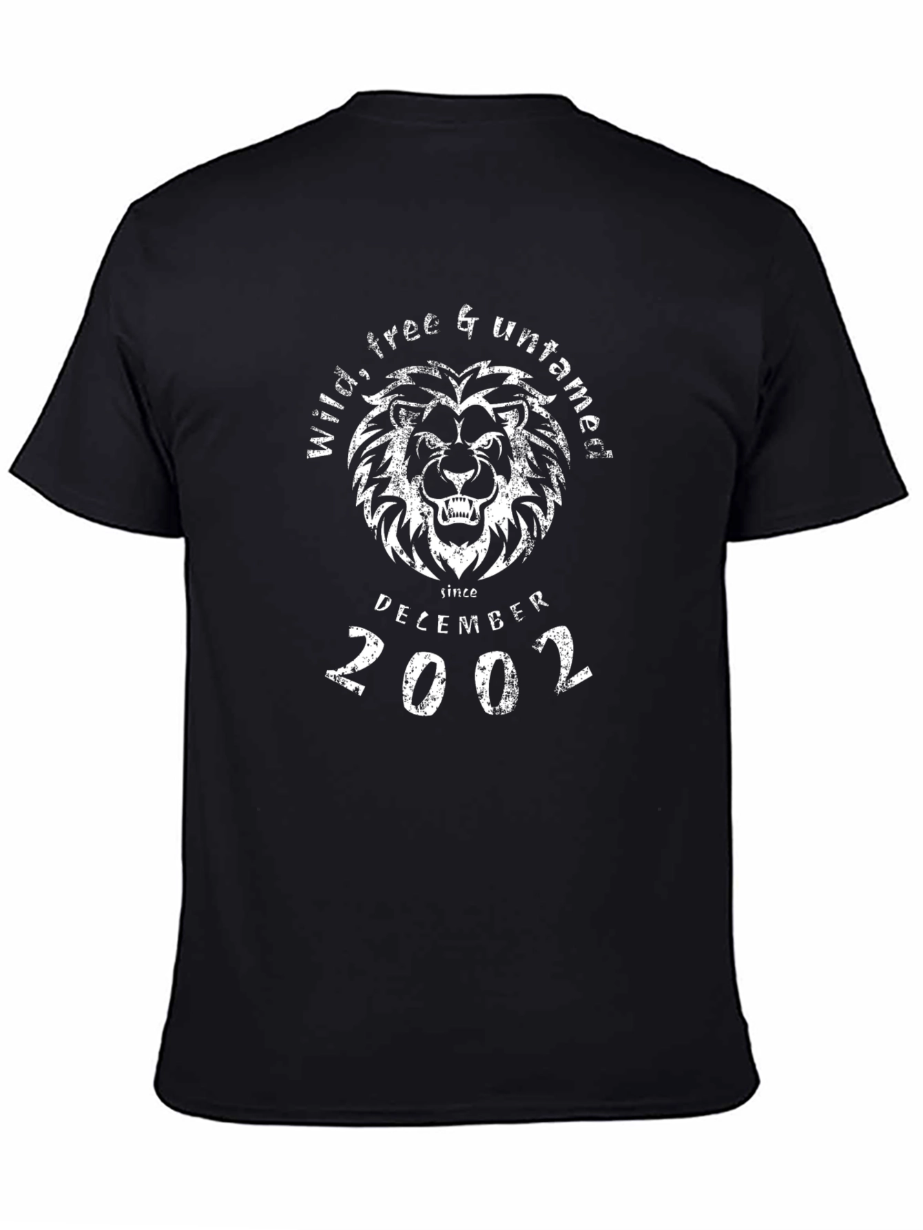 Wild, Free & Untamed Lion Graphic Tee - 4