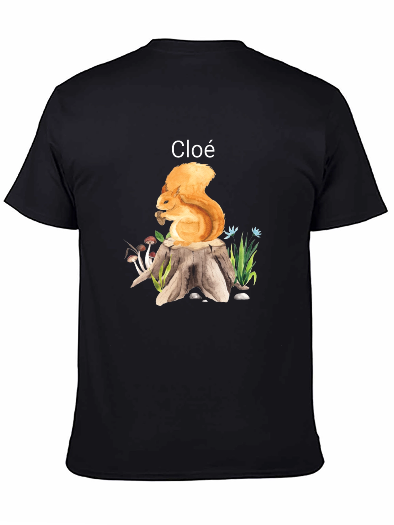 Black Squirrel Personalized T-Shirt - Custom Name view 4