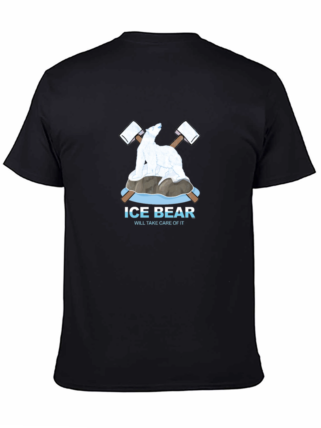 Black Ice Bear Graphic Tee - Will Take Care Of It view 4