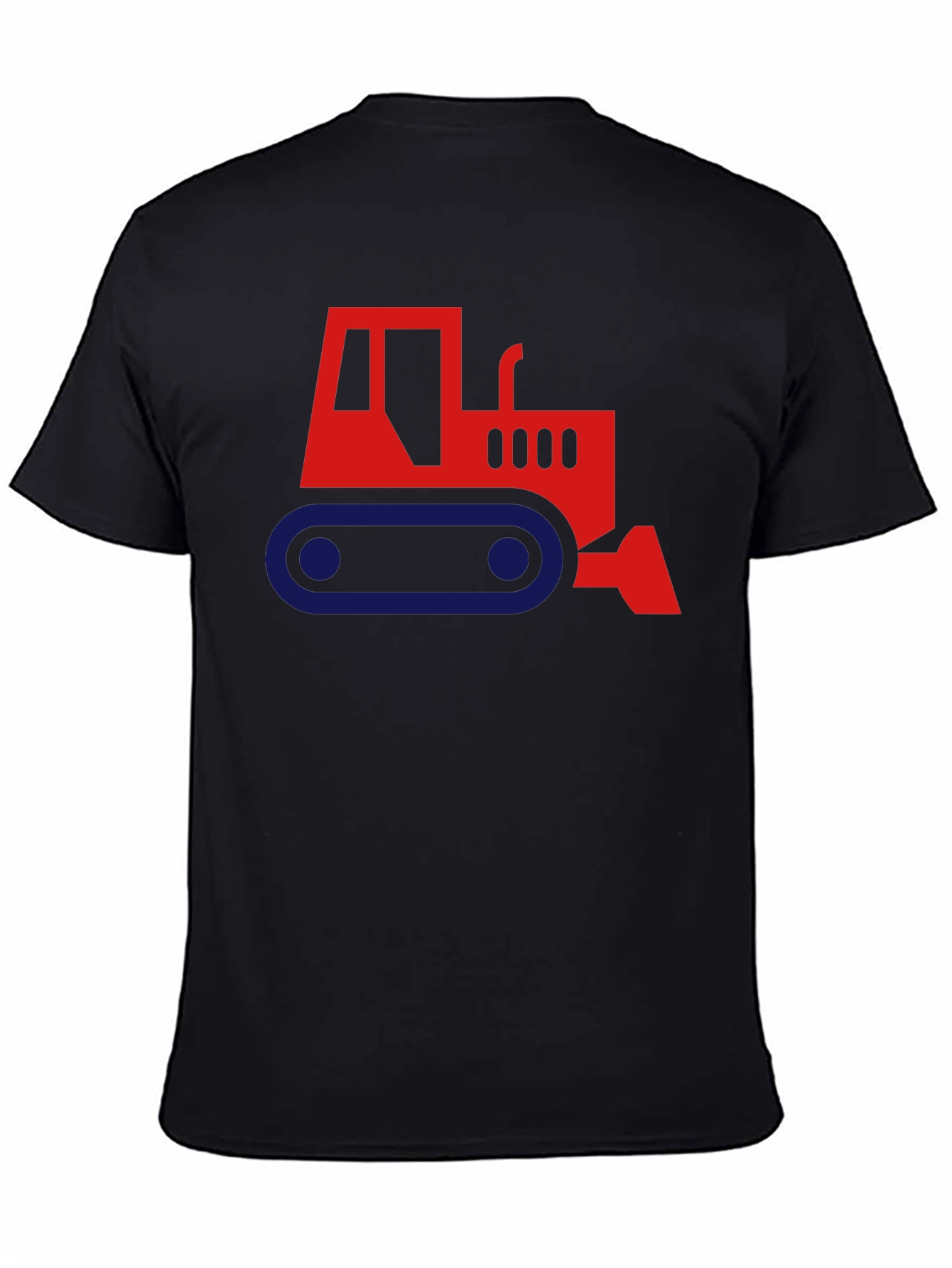 Black Bulldozer Graphic T-Shirt - Black view 4