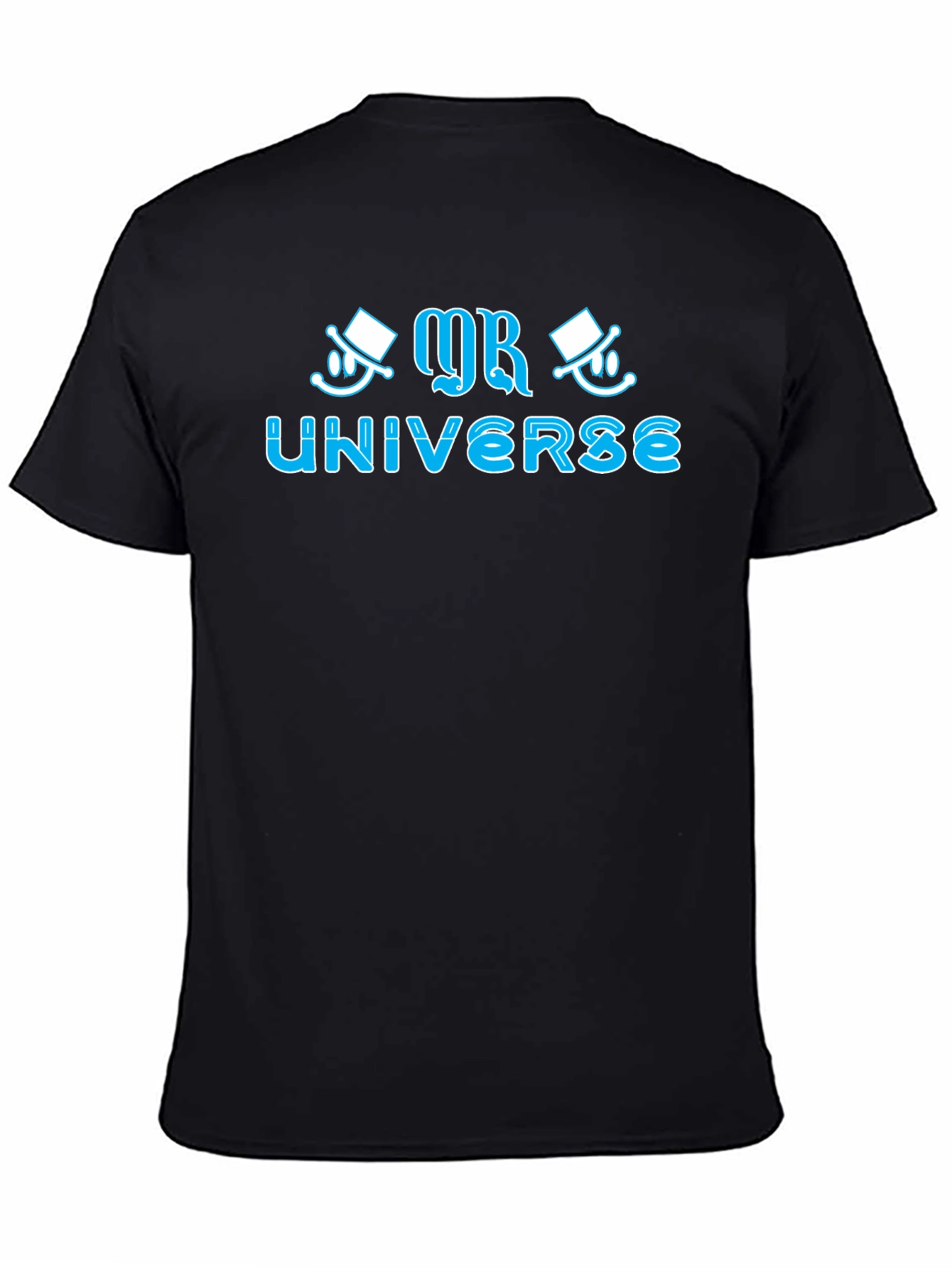 Black Mr. Universe Graphic T-Shirt - Black view 4