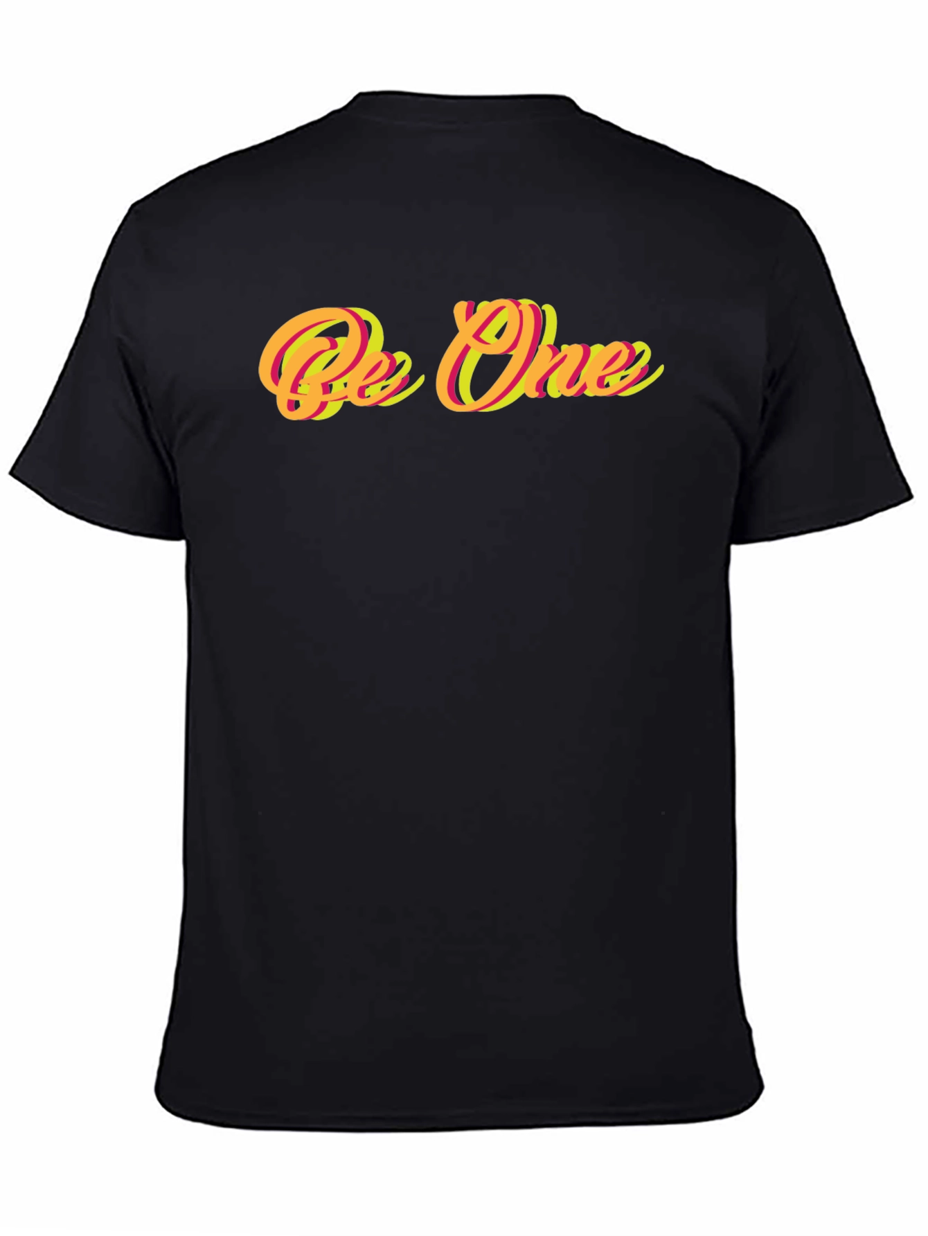 Black Be One Graphic Print Black T-Shirt view 4