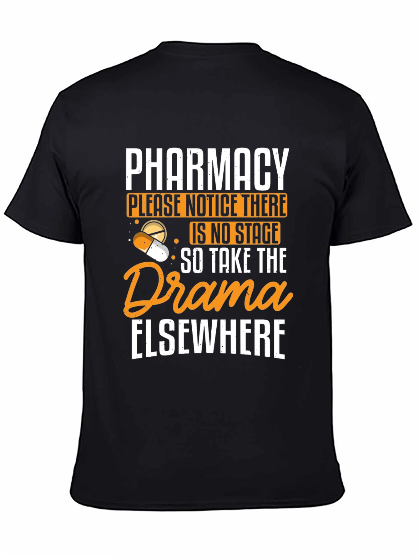 Black Pharmacy Drama T-Shirt view 4