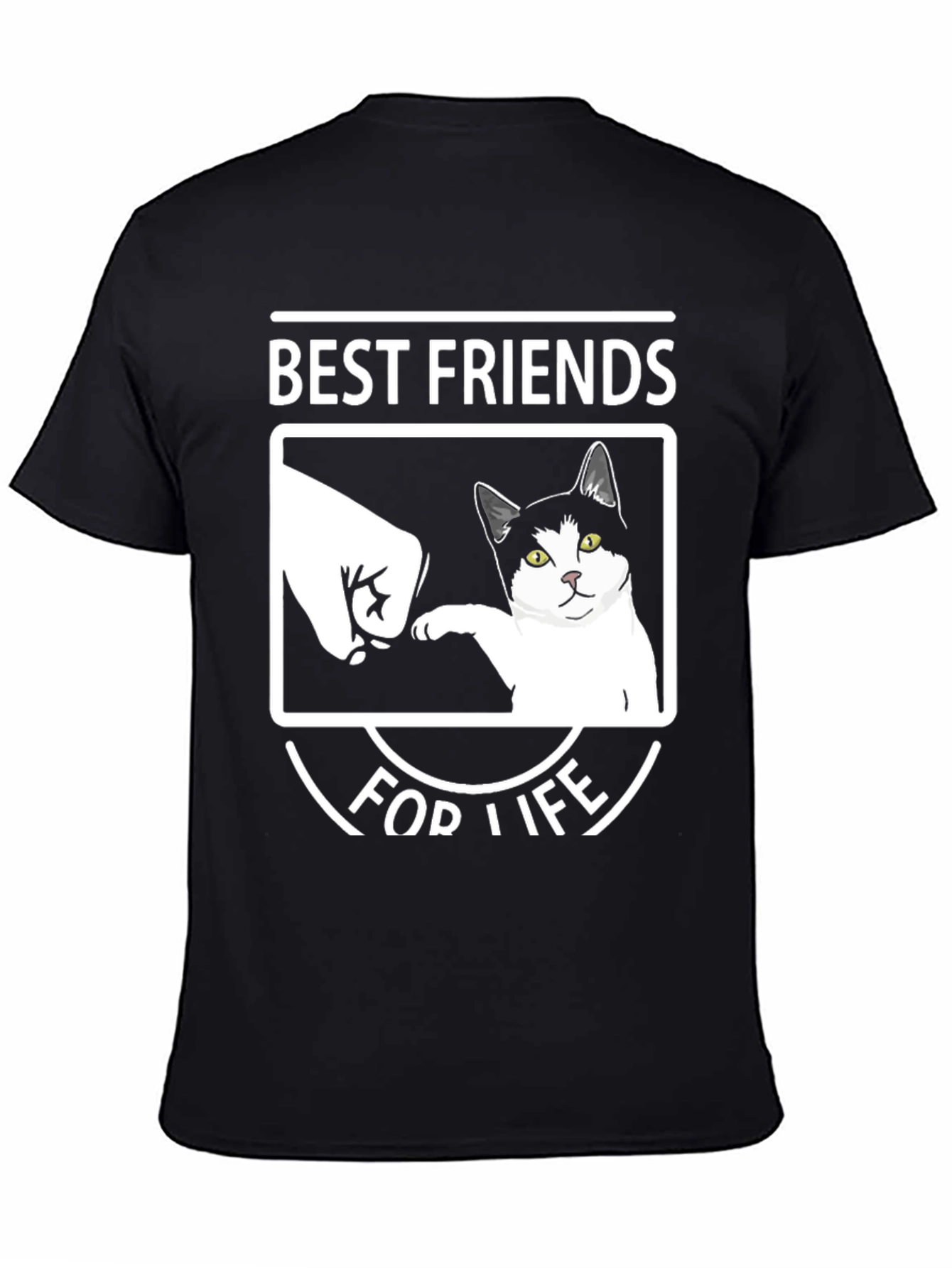 Black Best Friends For Life T-Shirt view 4