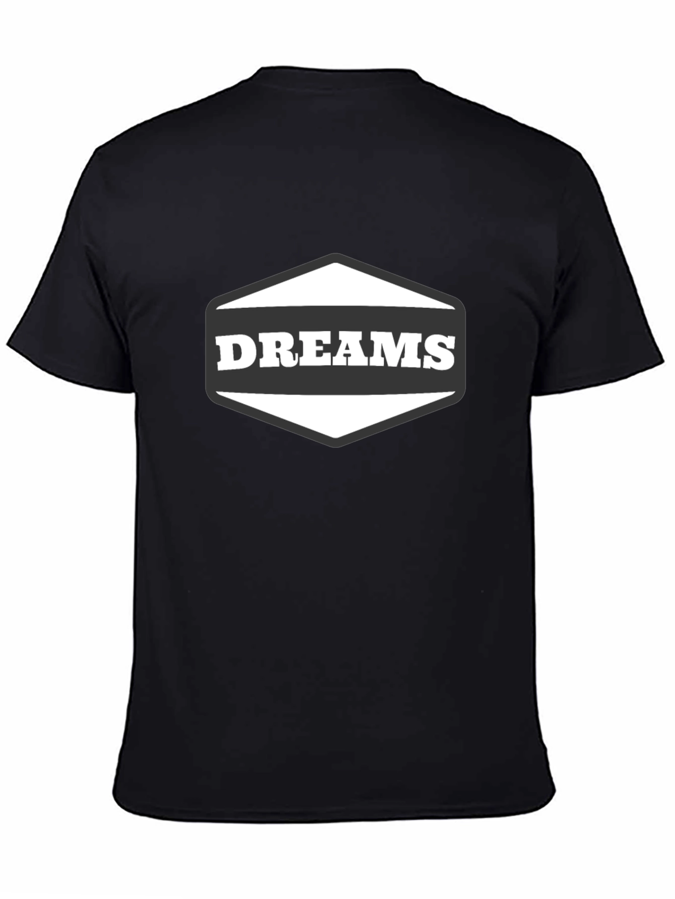 Black Dreams Graphic Black T-Shirt view 4