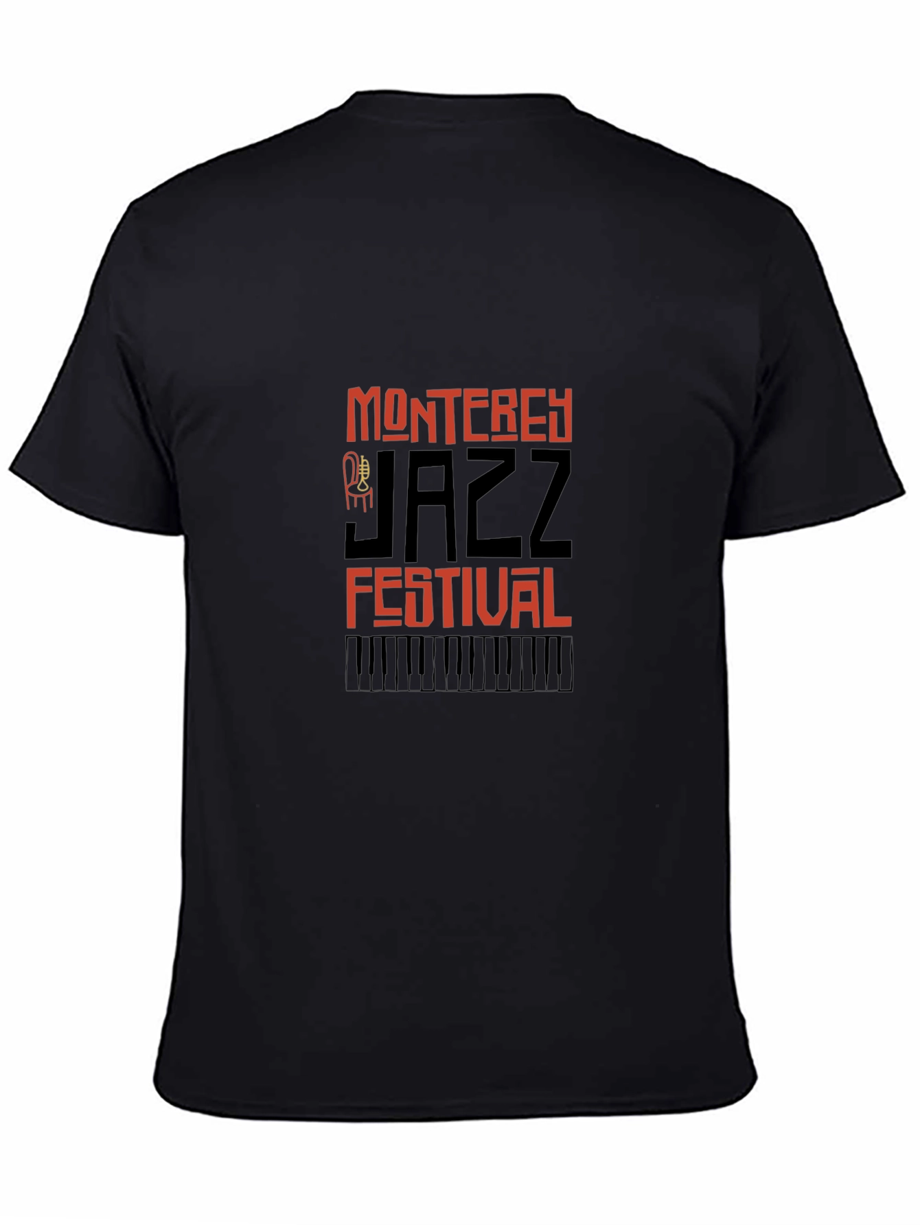 Black Monterey Jazz Festival Graphic T-Shirt view 4