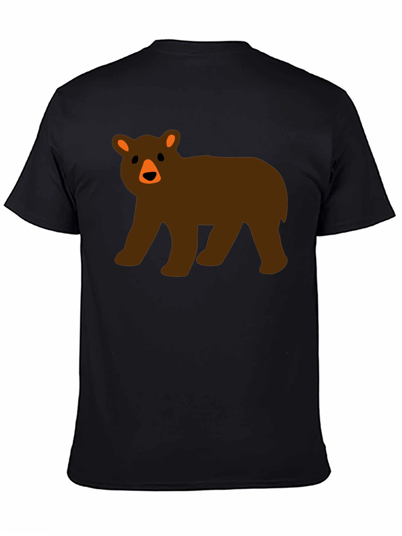 Black Bear Graphic Black T-Shirt view 4