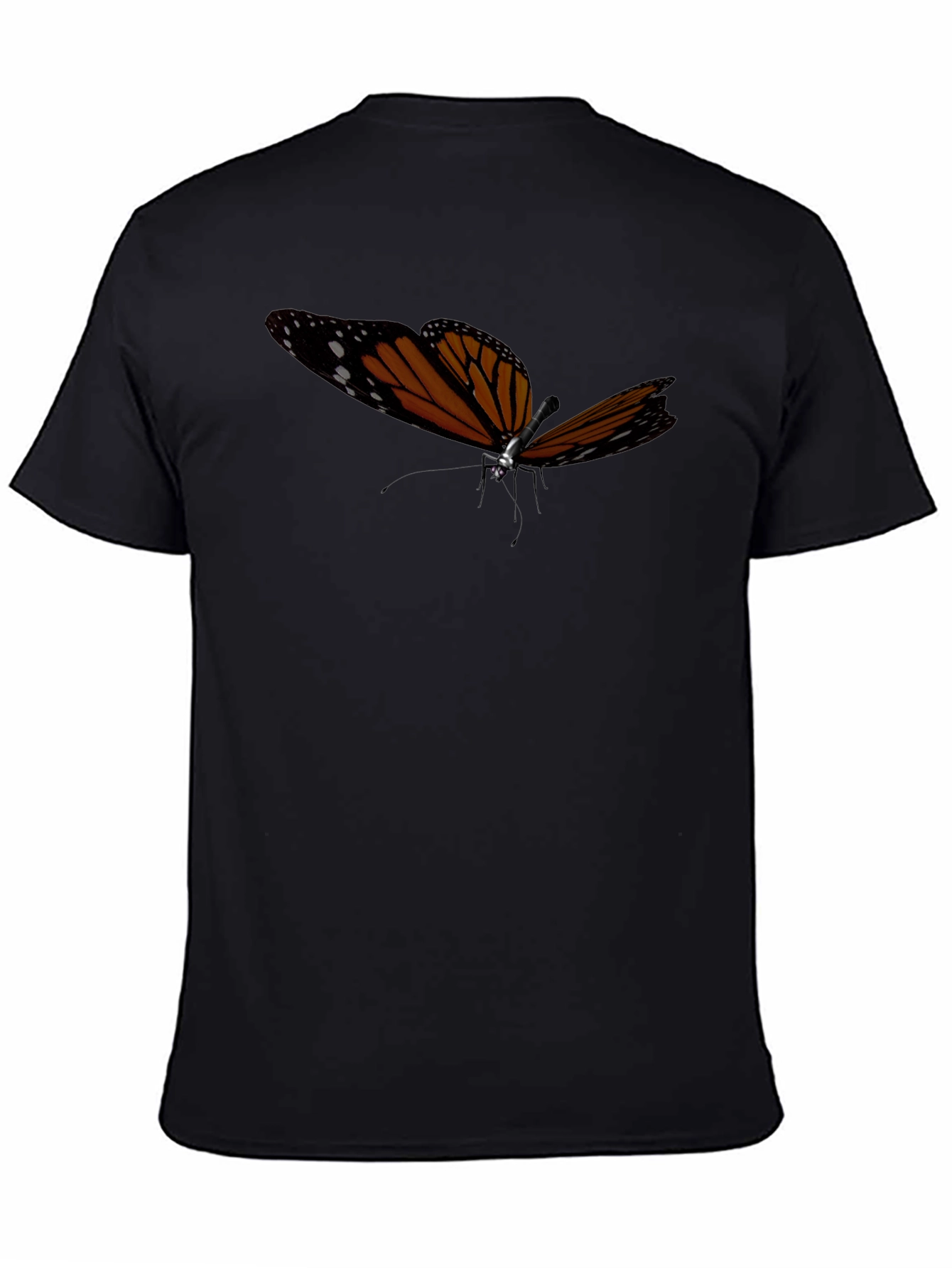Black Butterfly Graphic Tee - Modern Casual Style view 4