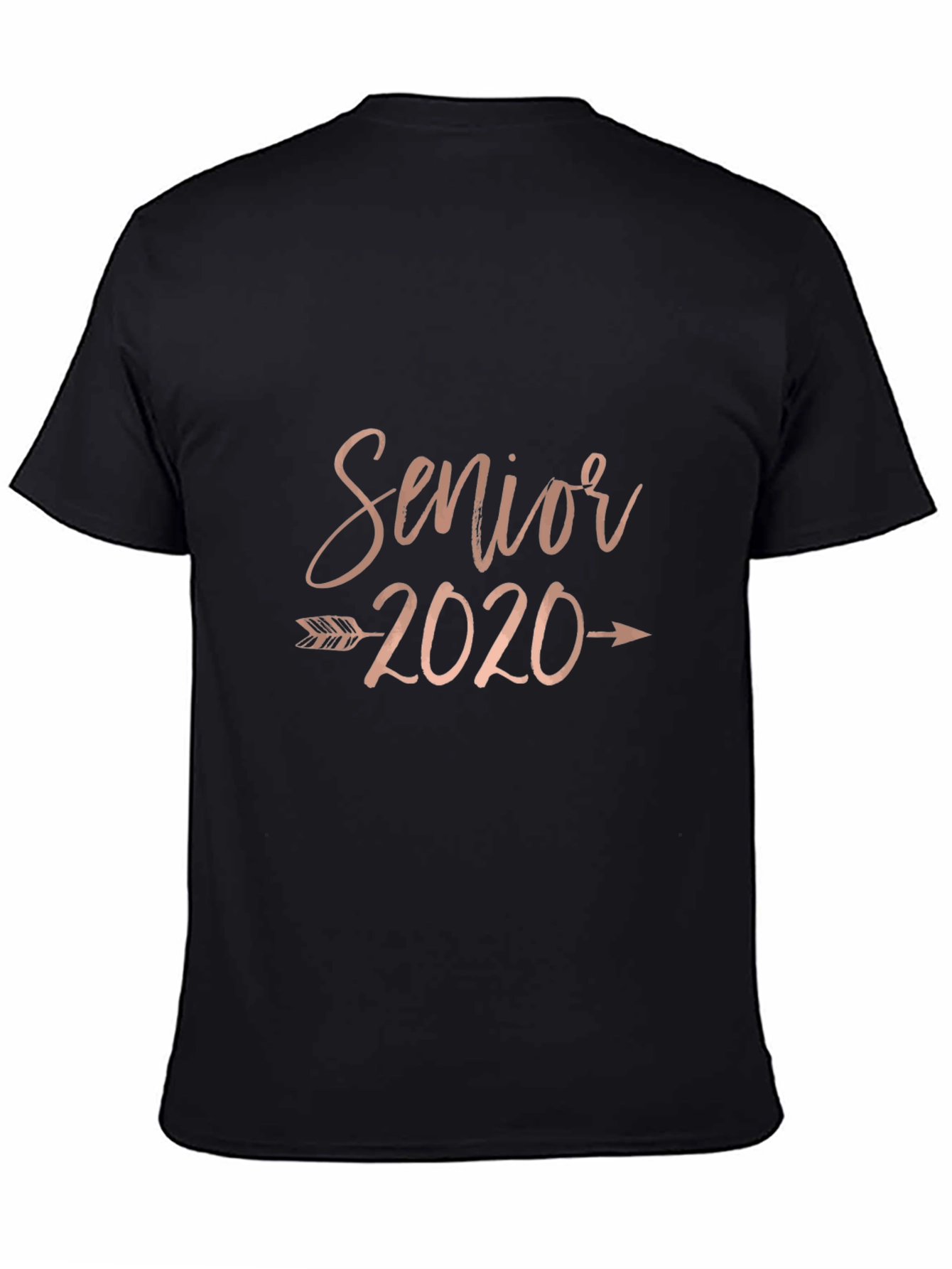 Black Senior 2020 Graphic Tee - Graduation Gift view 4