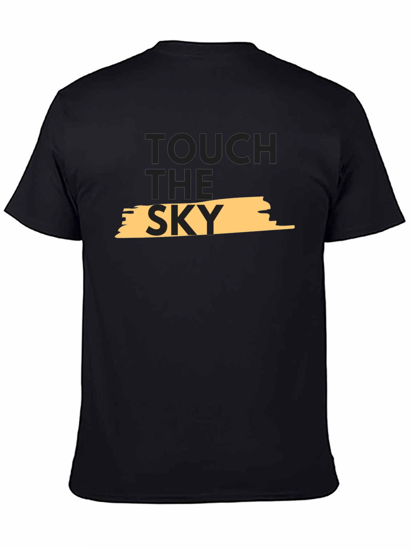 Black Touch The Sky Graphic T-Shirt - Black view 4