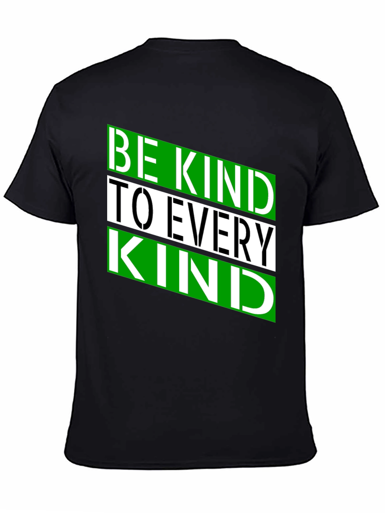 Black Be Kind to Every Kind Black T-Shirt view 4