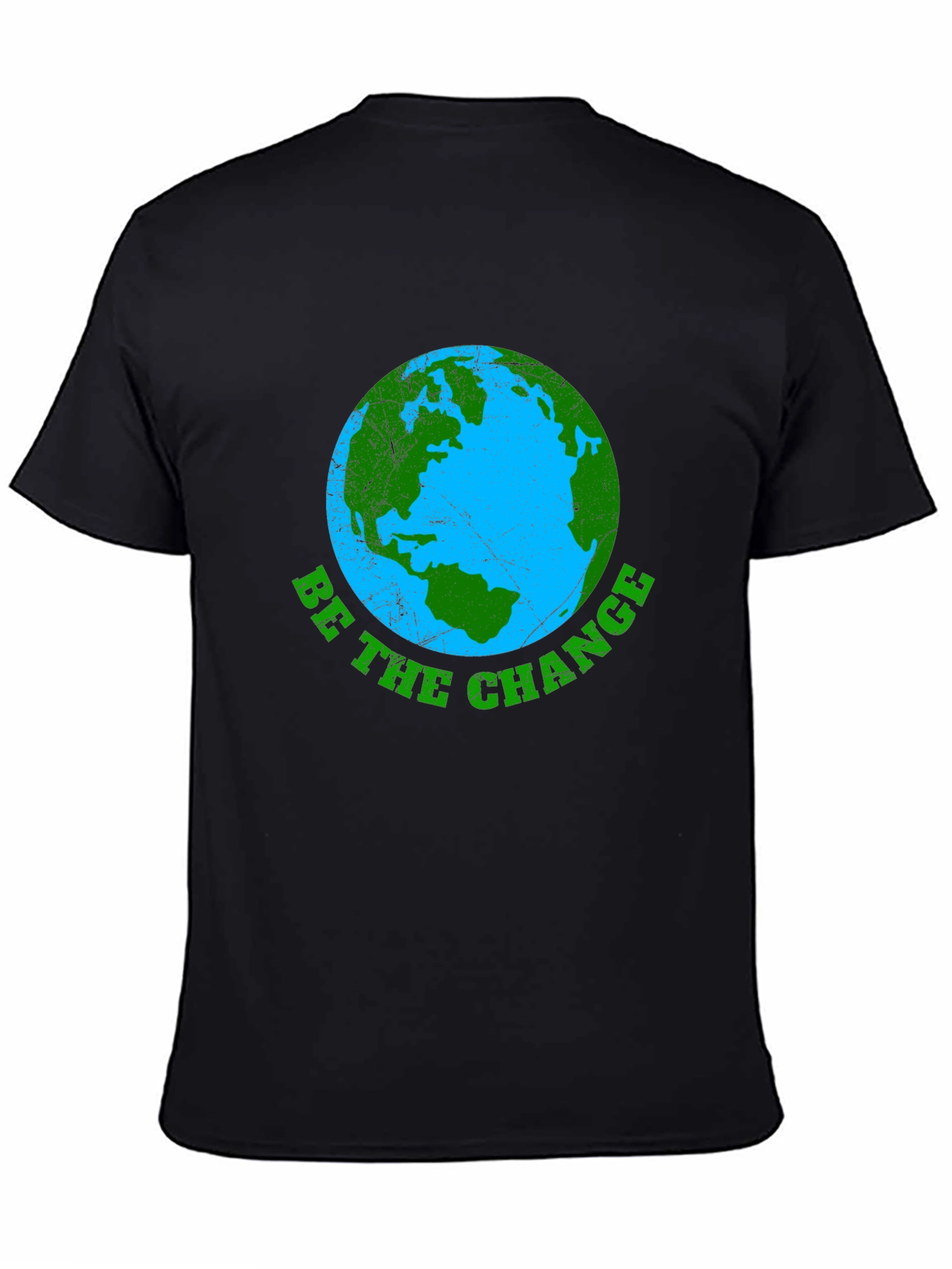 Black Be The Change Earth Graphic Tee view 4