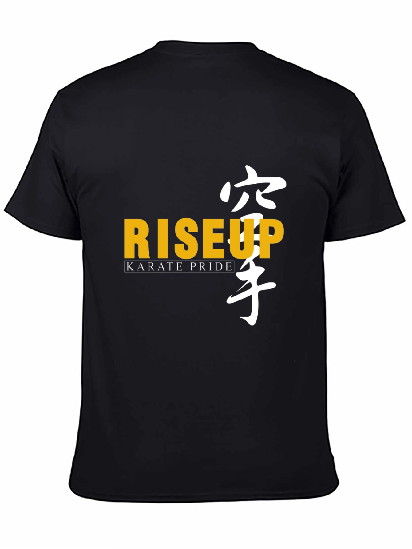Black Rise Up Karate Pride Black T-Shirt view 4