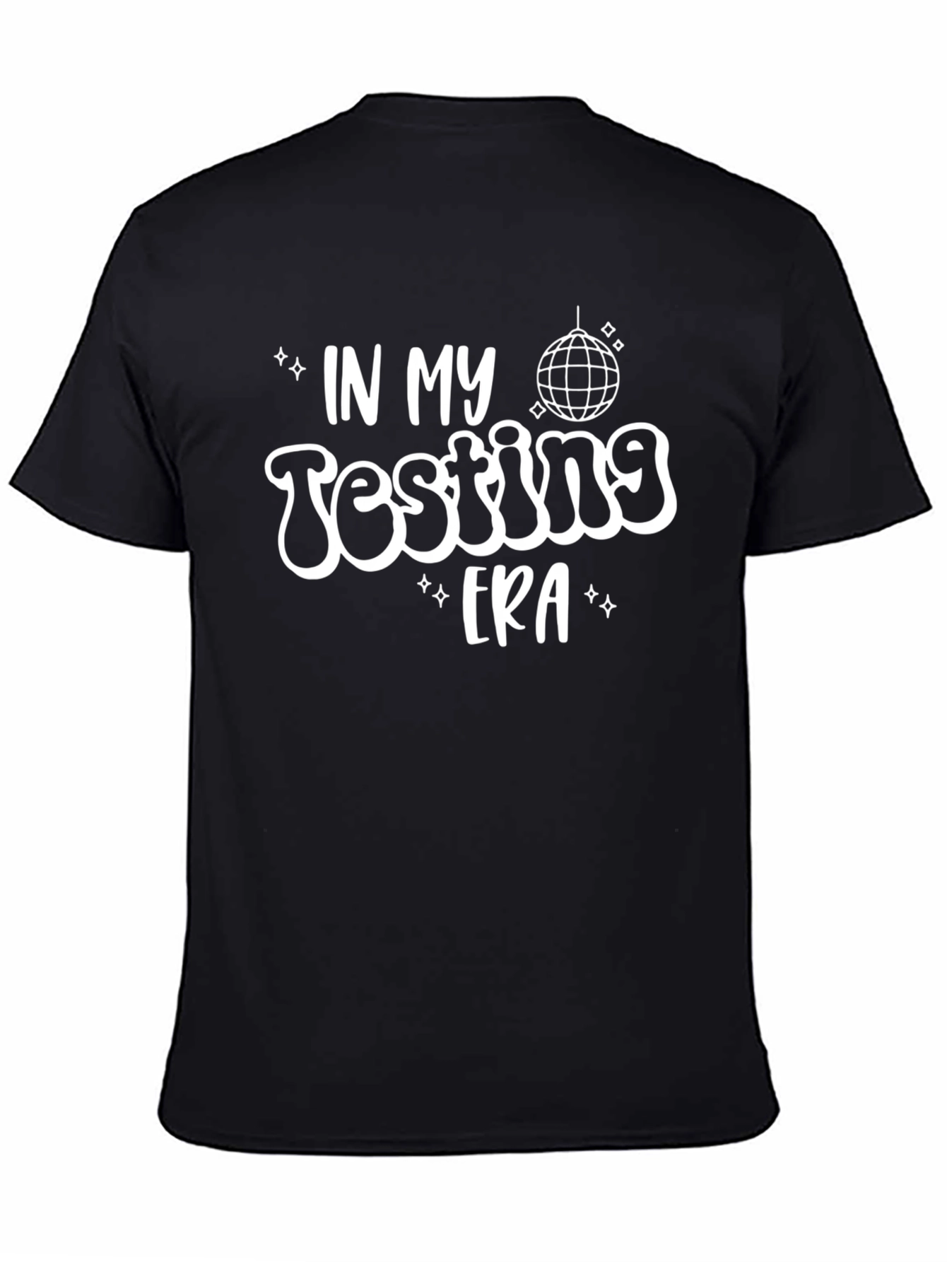 Black In My Testing Era Graphic T-Shirt view 4