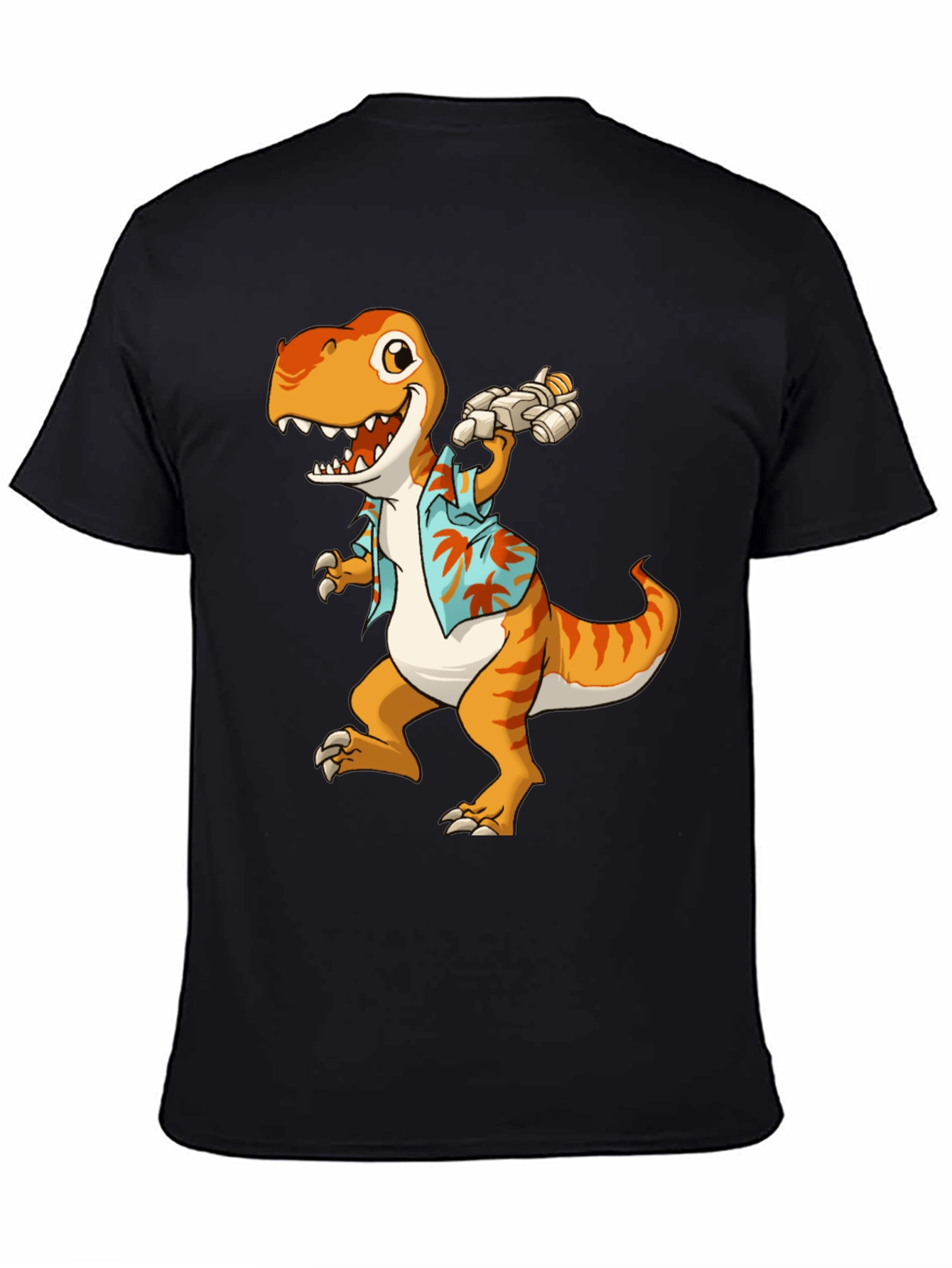 Black Dino Summer T-Shirt: Jurassic Fun! view 4