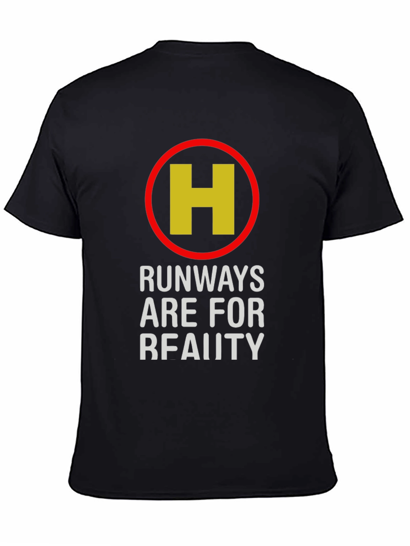 Black Runways Are For Reality Black Graphic Tee view 4