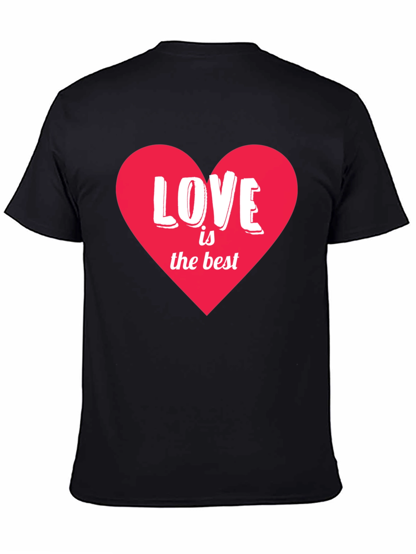 Love is the Best Heart Graphic T-Shirt - 4