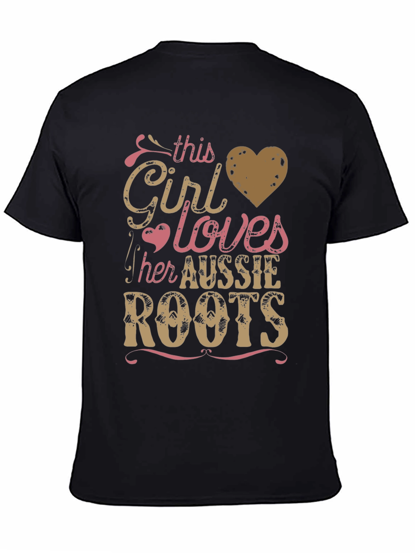 Black Aussie Roots Graphic Tee - Women's view 4