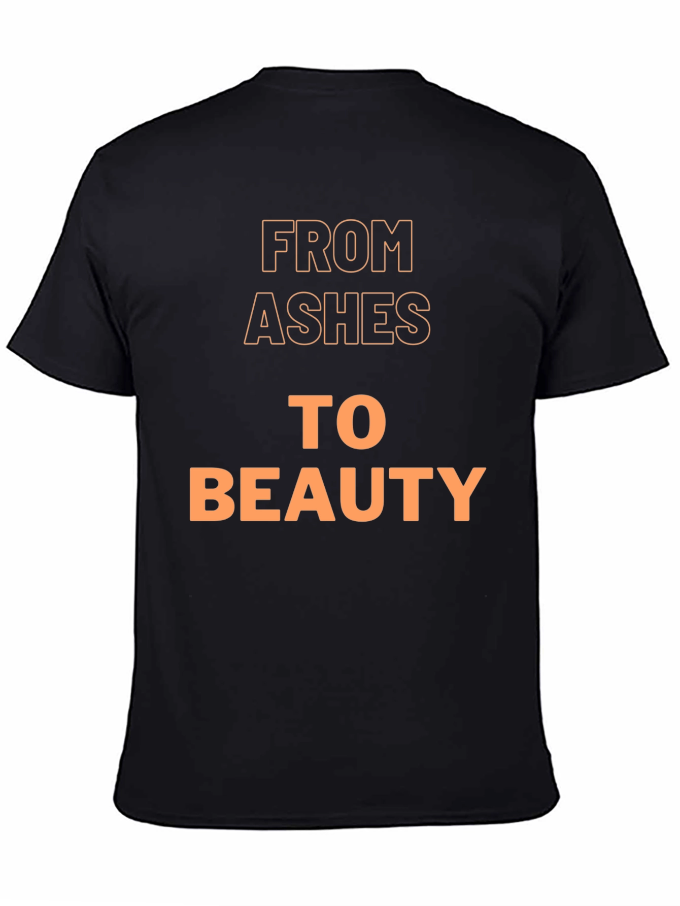 Black From Ashes To Beauty Black Graphic Tee view 4