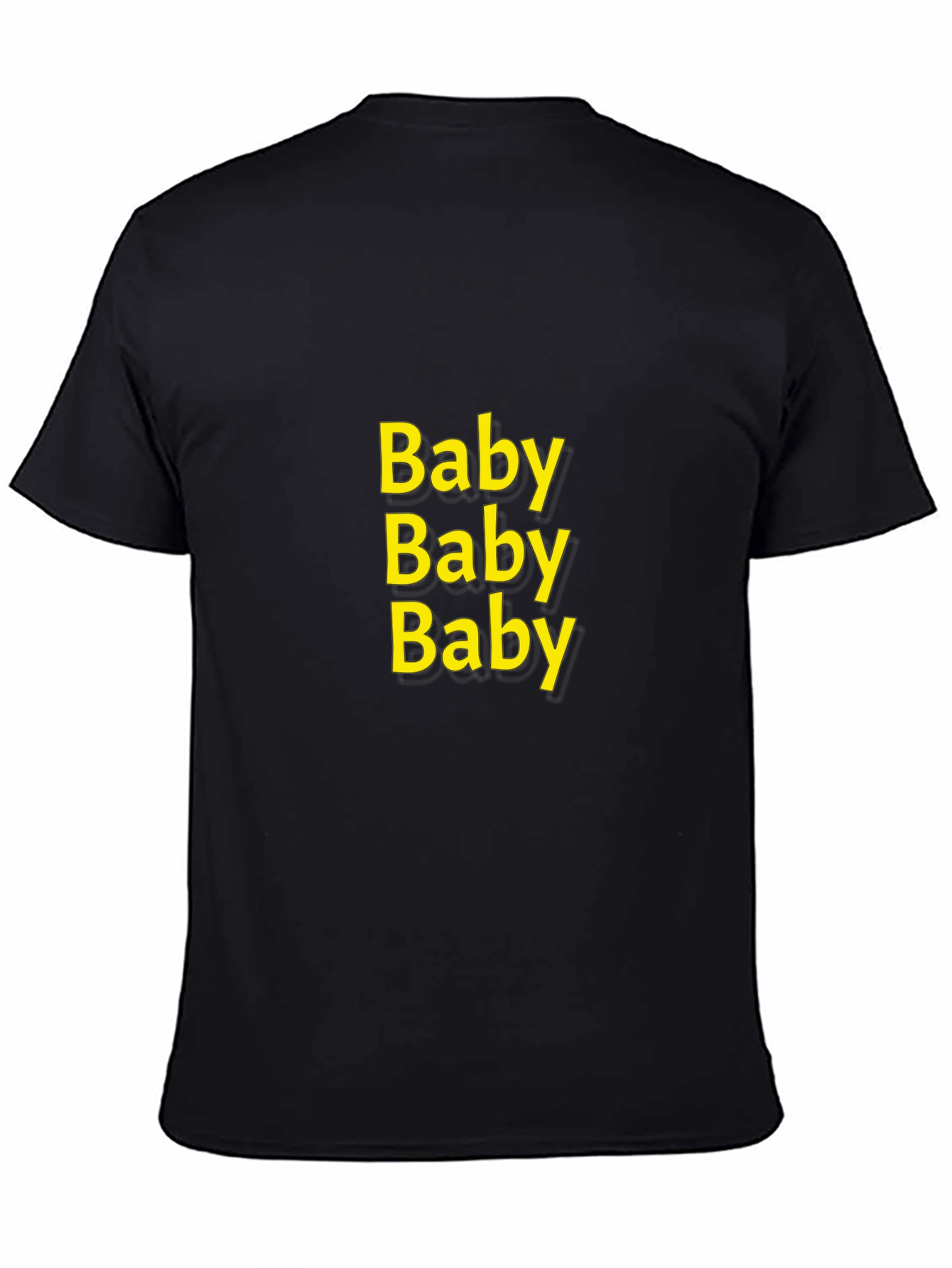 Black Baby Graphic Black Tee view 4