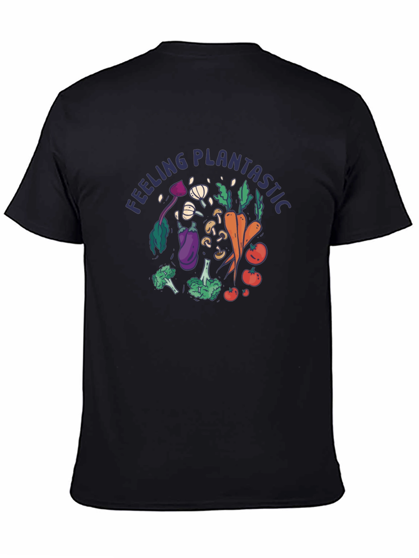 Black Plantastic Vegan T-Shirt - Black view 4