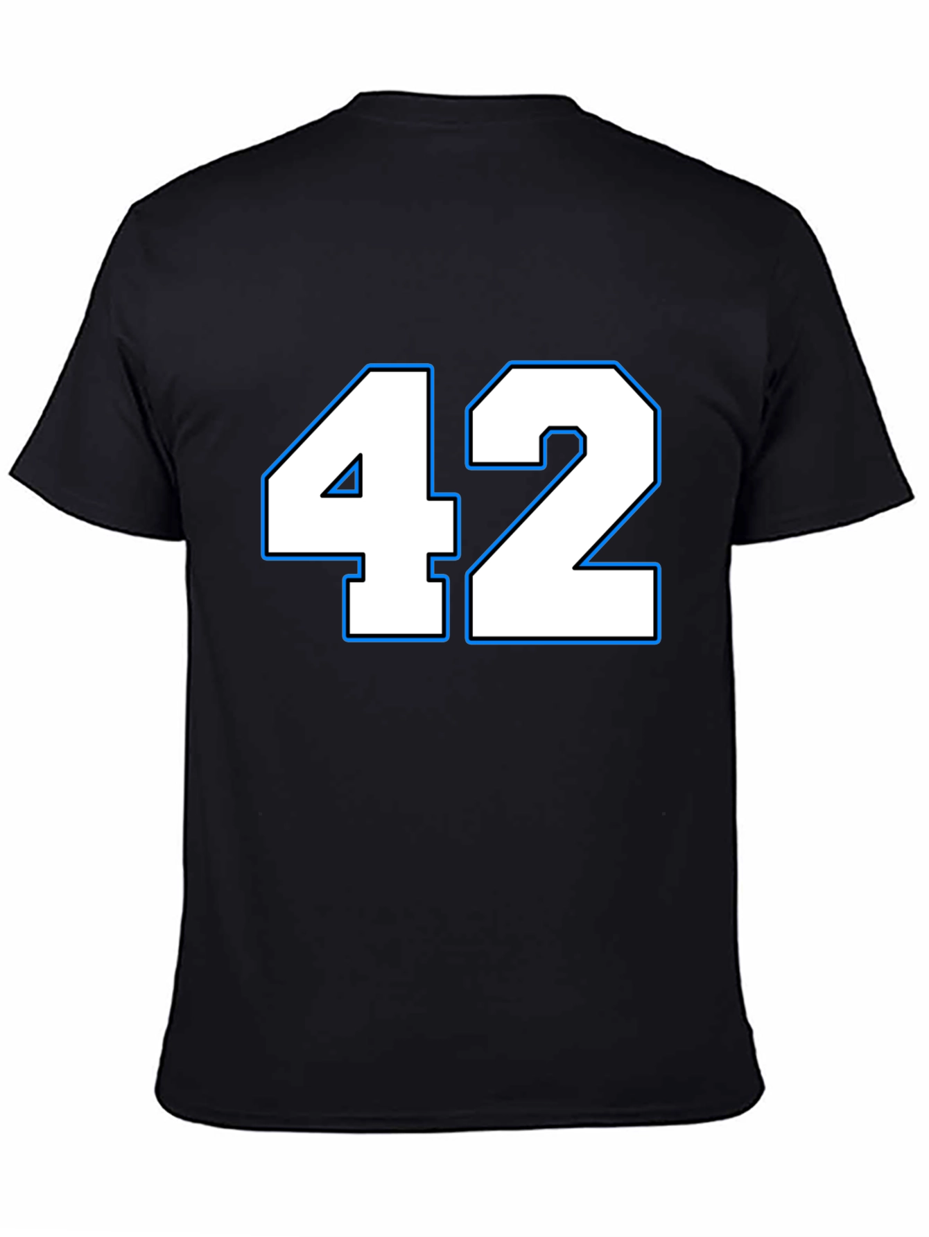 Black Number 42 Graphic Tee - Casual Style view 4