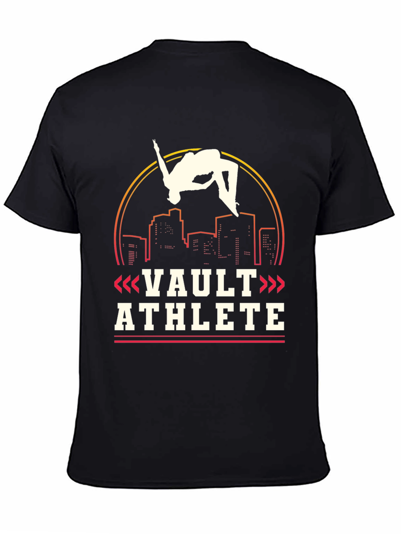 Black Vault Athlete Graphic T-Shirt view 4