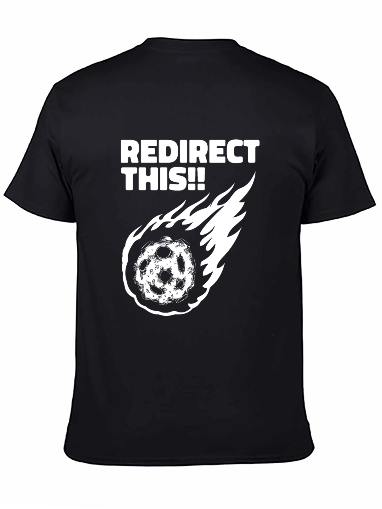 Black Redirect This Graphic Tee view 4
