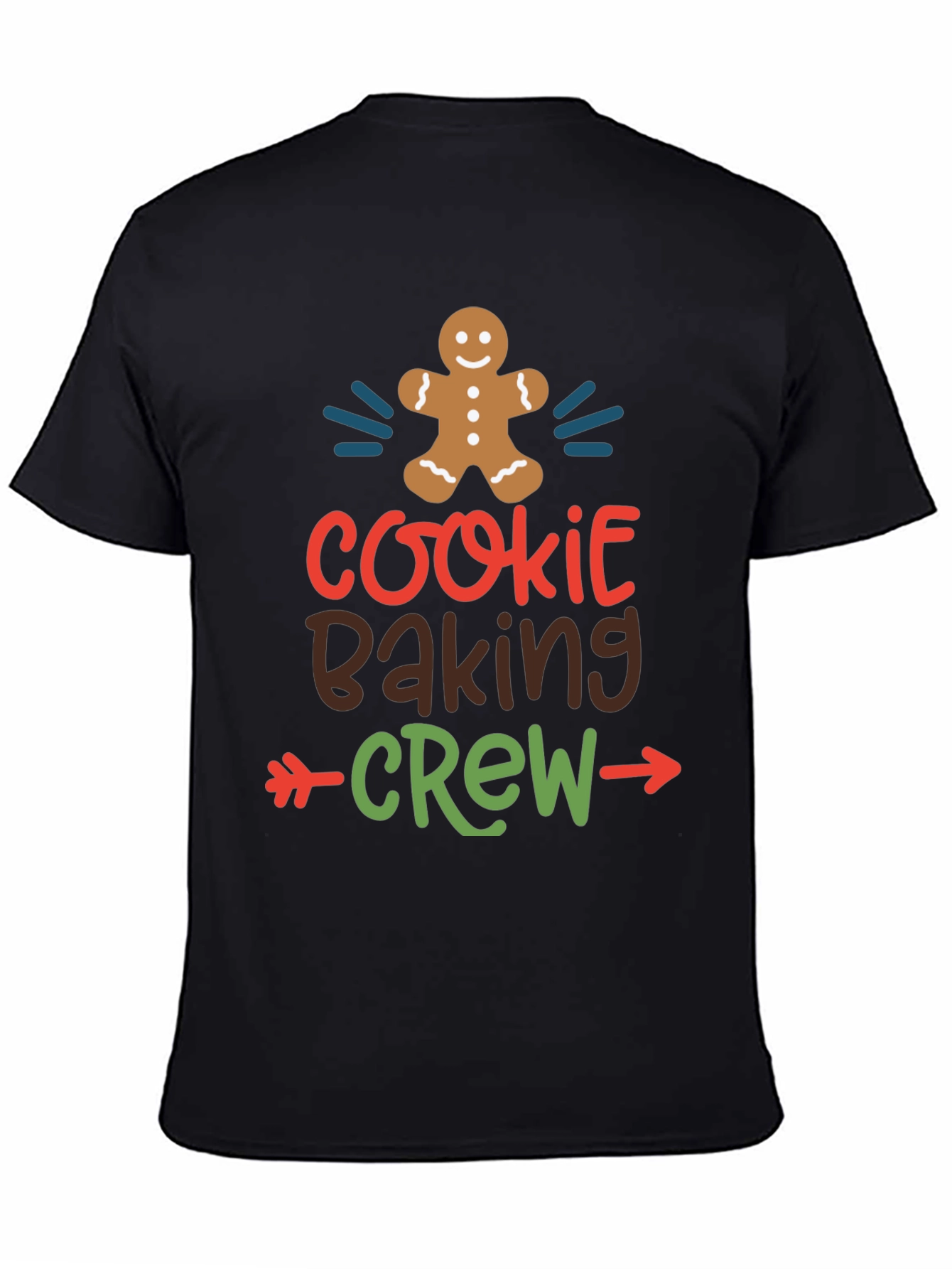 Black Cookie Baking Crew Graphic Tee view 4