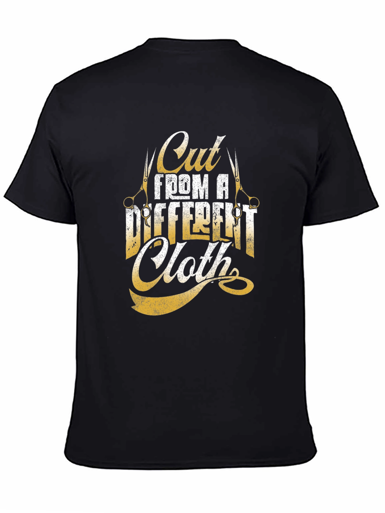 Black Cut From a Different Cloth Graphic Tee - Black view 4