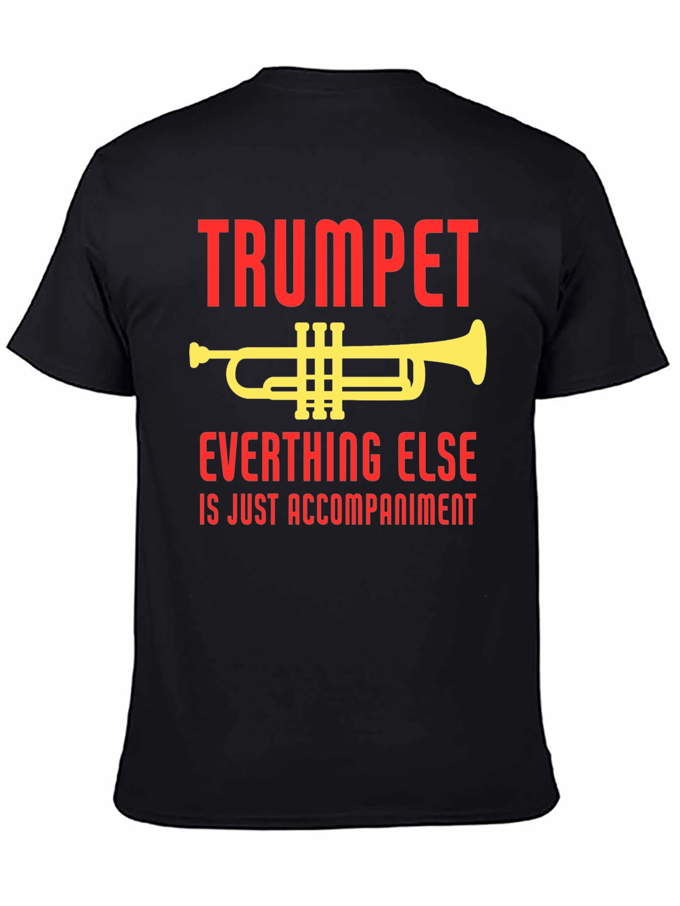 Black Trumpet Everything Else Accompaniment T-Shirt view 4