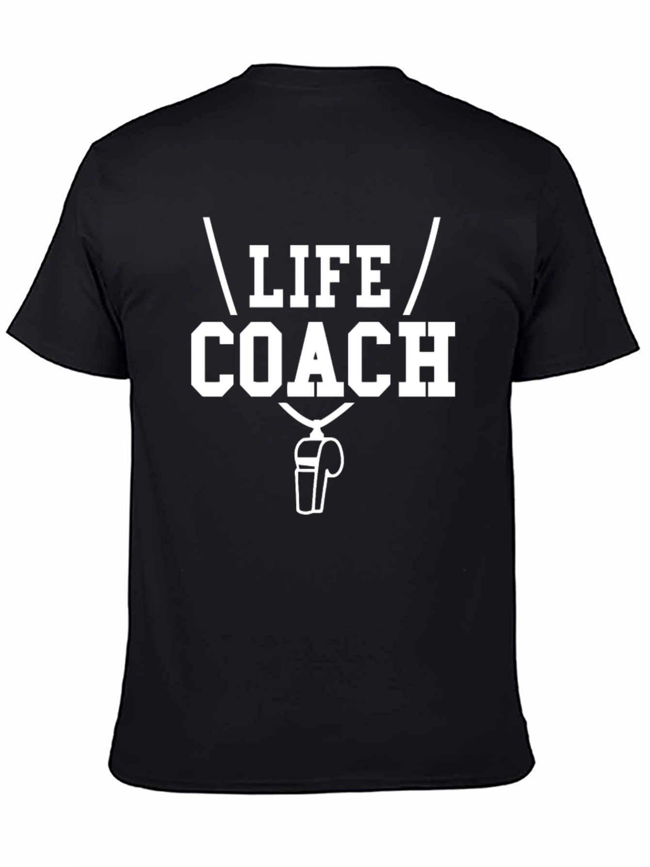Black Life Coach T-Shirt view 4