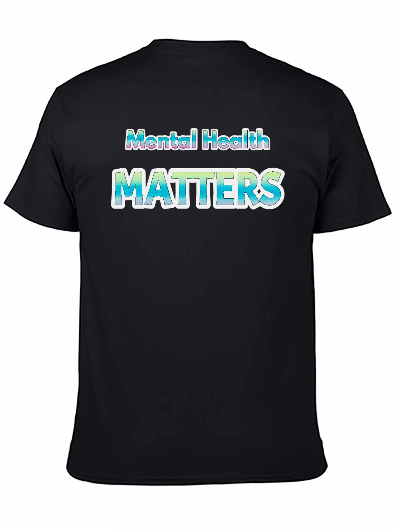 Black Mental Health Matters Graphic Tee view 4