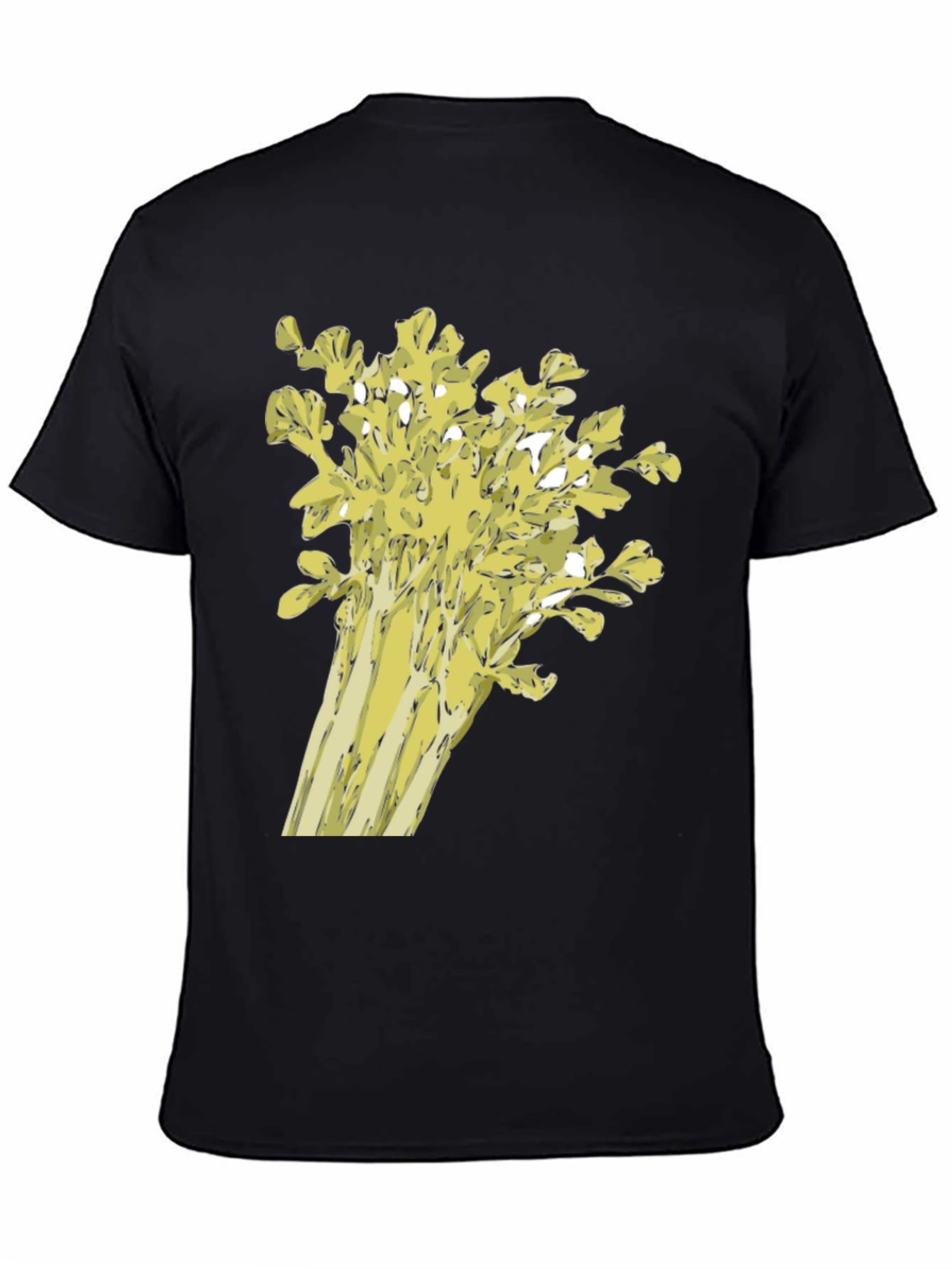 Black Celery Graphic Tee - Quirky & Fun! view 4