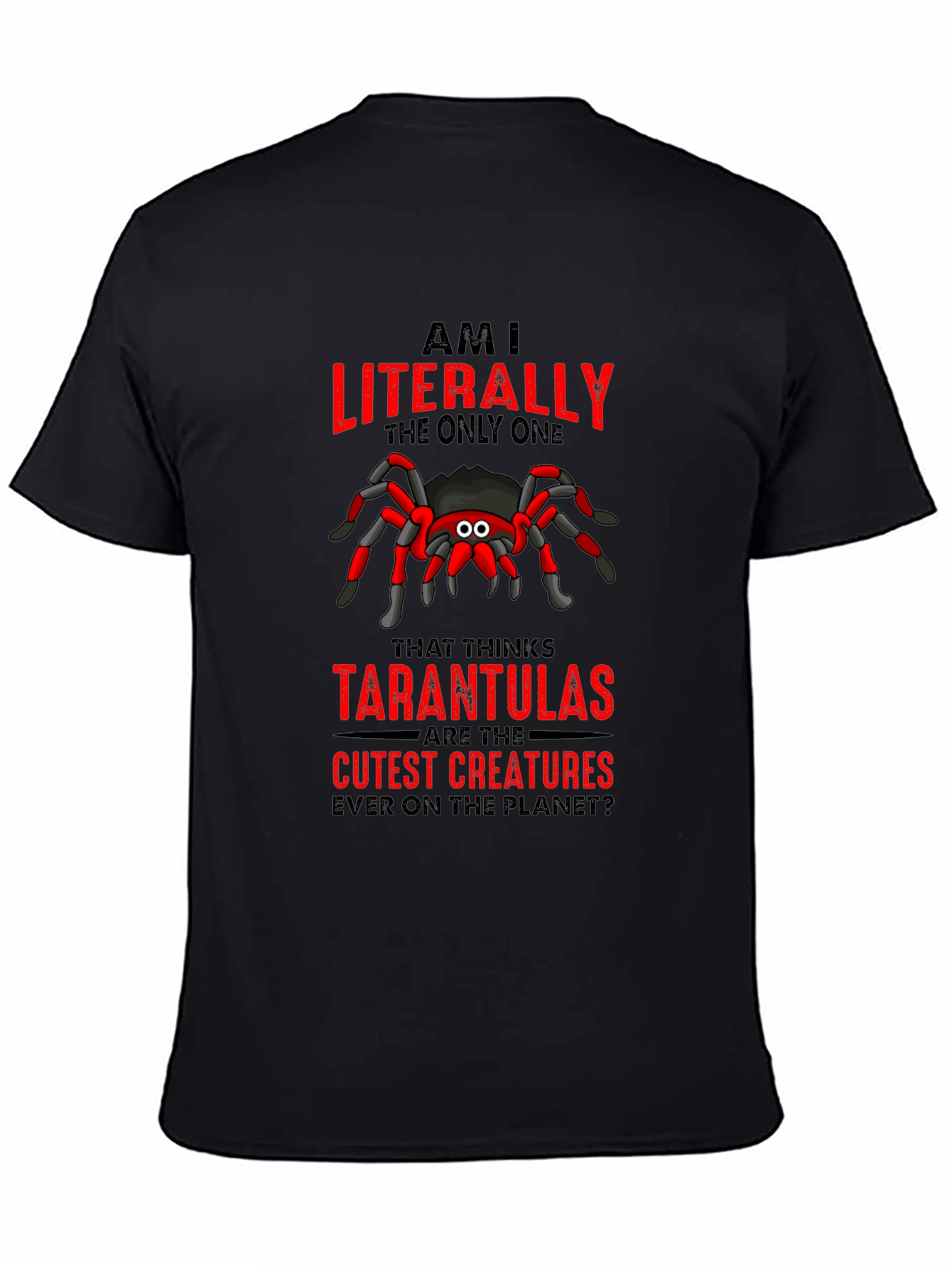 Black Tarantula Lover Graphic Tee view 4