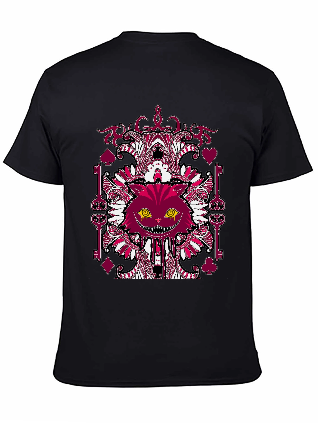 Cheshire Cat Graphic Tee - Alice in Wonderland Style - 4