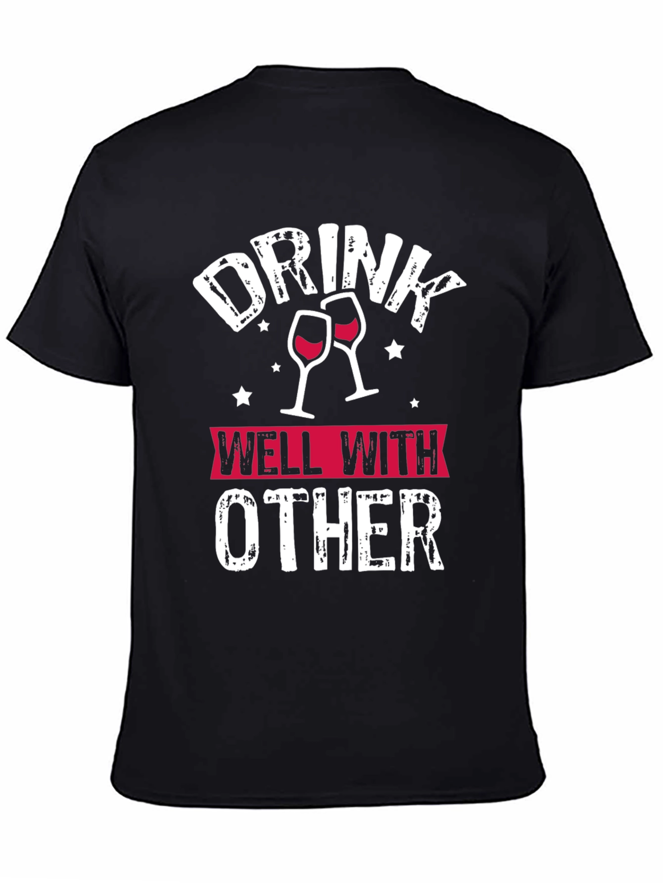 Black Drink Well With Other T-Shirt view 4