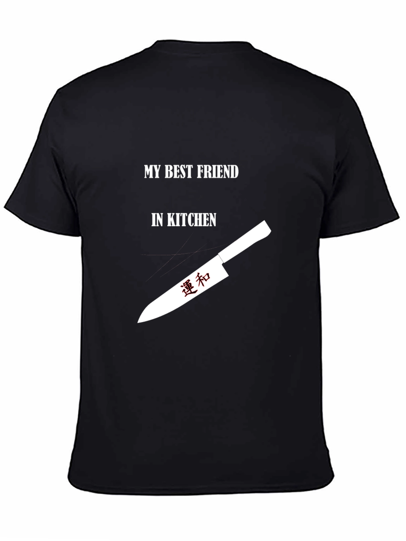 Black Best Friend in Kitchen T-Shirt view 4
