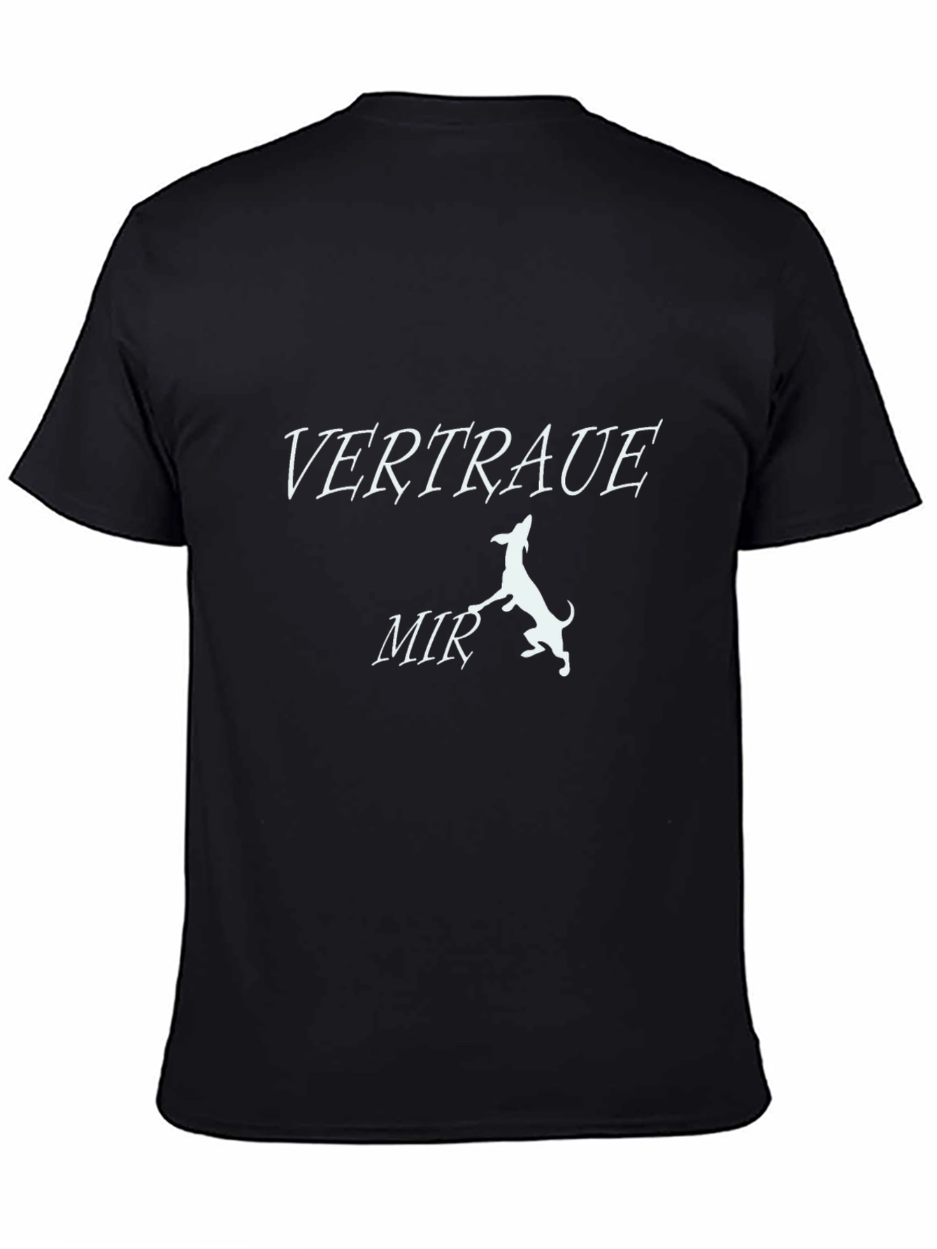 Black Trust Me Dog Graphic Tee - Black view 4